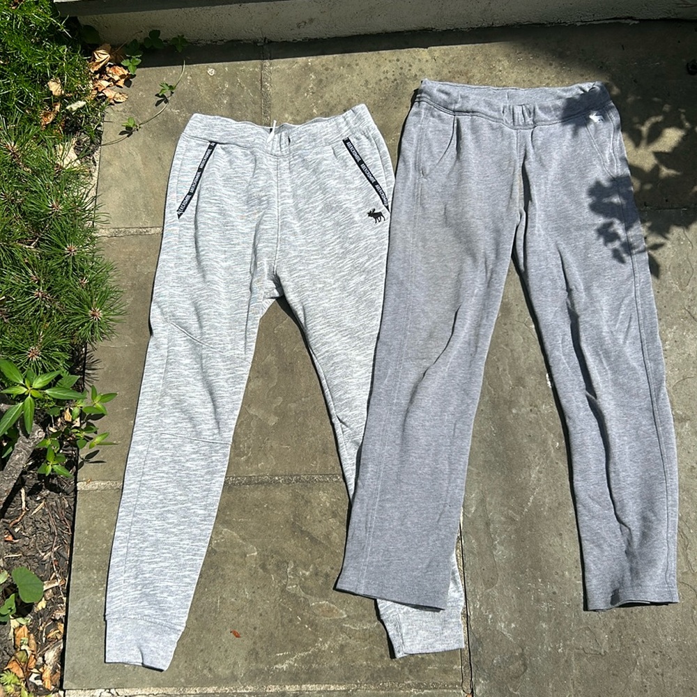 Two pairs of Abercrombie sweatpants